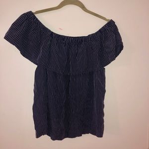 Madewell off the shoulder blouse